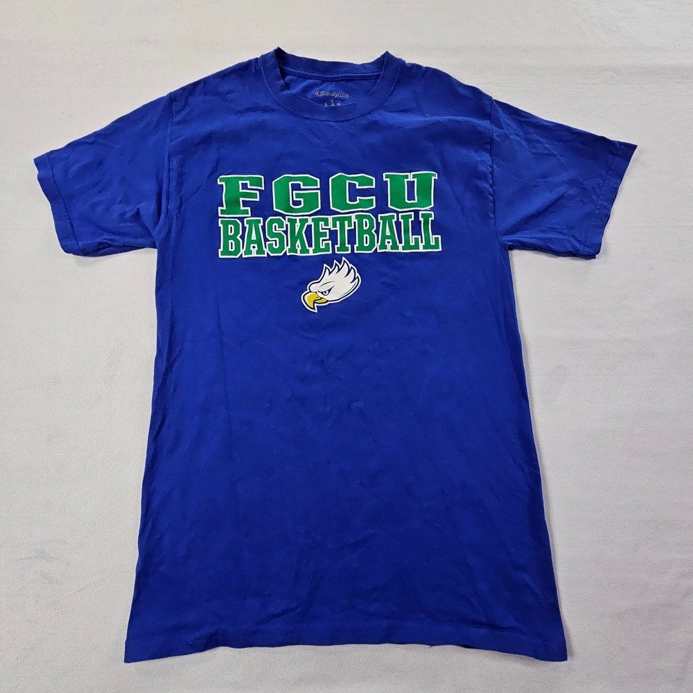 Florida Gulf Coast University Basketball Blue Short Sleeve T-Shirt Men's S